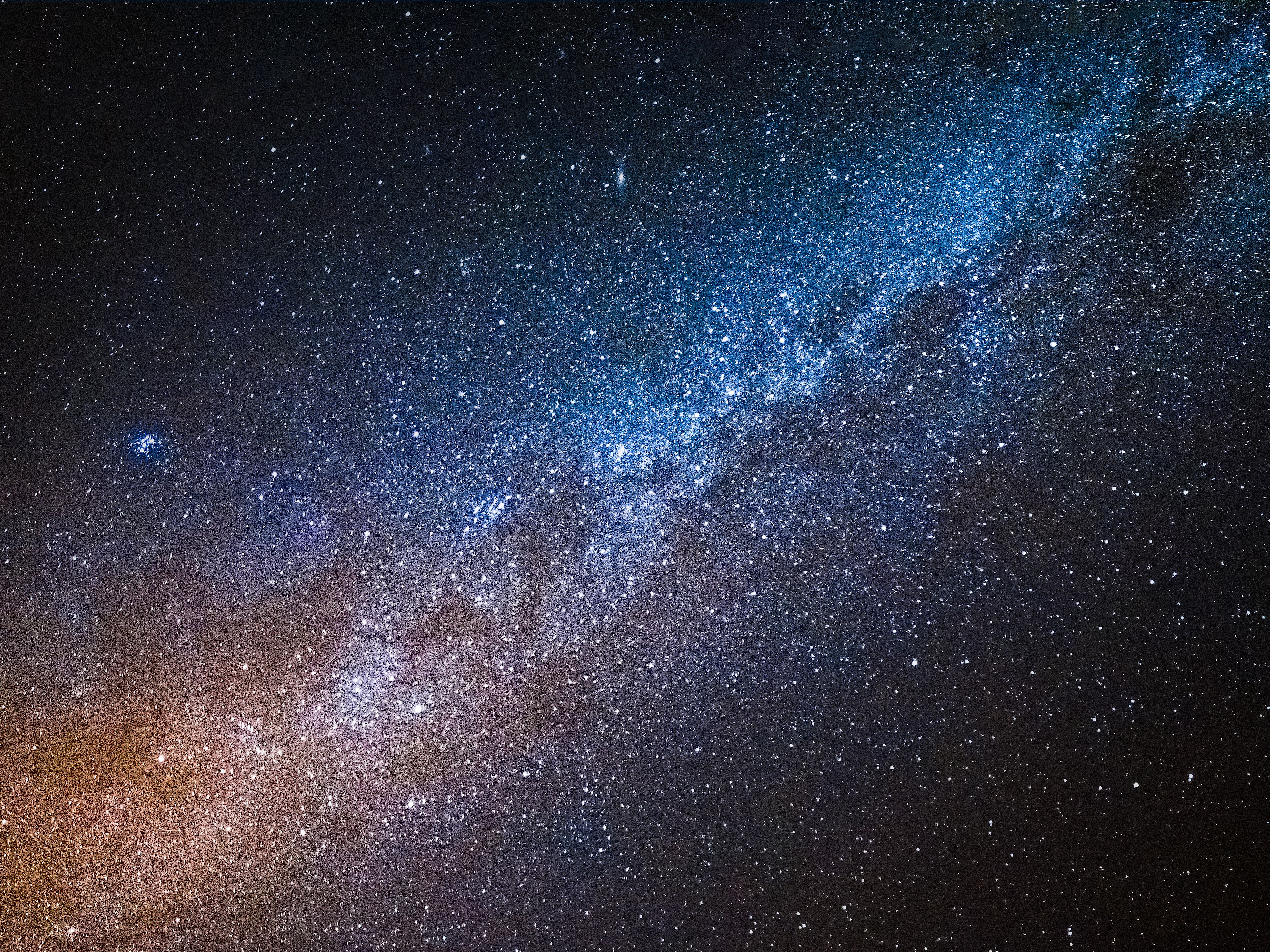 Illustration of the space with stars